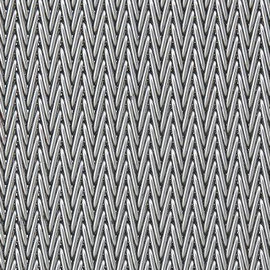 Stainless steel herringbone mesh belt