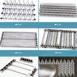 Stainless steel conveyor belt